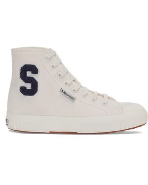 Superga Sneakers,Uomo Donna,Bianco,Sportive,Modello 2295 Cotton Terry Patch,Numero: 46