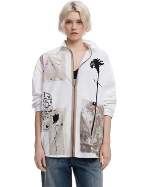 Desigual Shirt Designed By Mr. Christian Lacroix - Grey