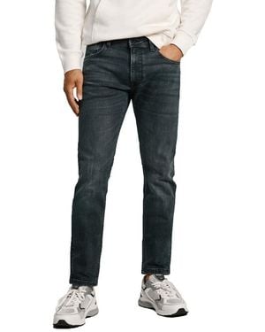 Pepe Jeans Tapered Jeans Pm207390 - Blu