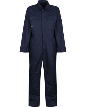Regatta Professional S Pro Stud Durable Coveralls - Blue