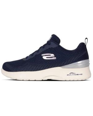 Skechers , Skech-Air Dynamight Percorso SPLENDIDO Donna, Navy Mesh Lavanda Trim, 35.5 EU - Blu
