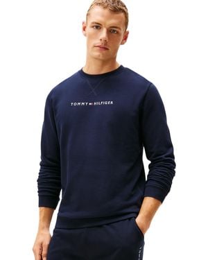 Tommy Hilfiger Track Top Um0um03666 L/s Sweatshirt - Blauw