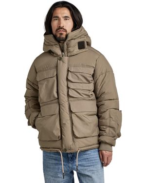 G-Star G-Star Para Hombre Chaqueta Field Hooded Puffer - Multicolor