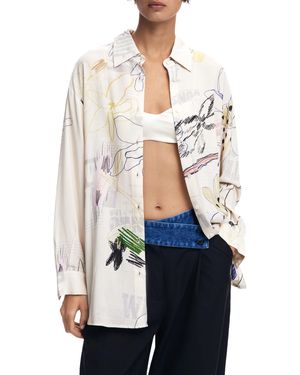 Desigual CAM_NEWSARTY Blouse - Blanco