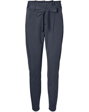 Vero Moda Vmeva Hr Loose Paperbag Pant Ga Noos - Blue