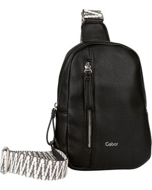 Gabor Bags Silena Handtasche Sling Bag Rucksack - Schwarz