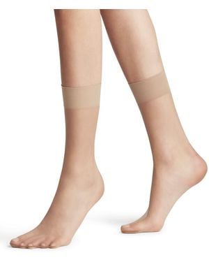 FALKE Shelina 12 DEN W SO ultra-trasparenti velati tinta unita 1 paio - Neutro