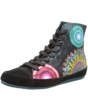 Desigual S Sneackers Canela-3 Black High-tops 38ks119 4 Uk