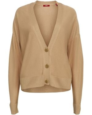 Esprit 034ee1i331 Maglione Cardigan - Neutro