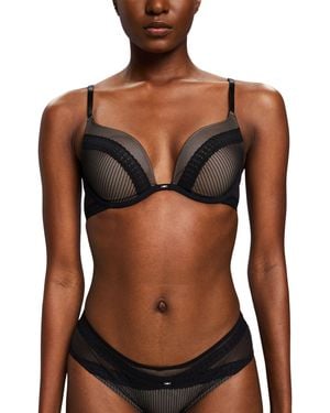 Esprit 103ef1t321 Push Up Bra - Black