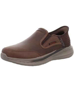 Skechers , 205237 Slade, Mocassino, Pelle, Marron - 44 - Marrone