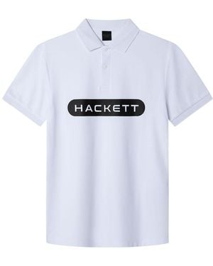 Hackett Hackett Essential Short Sleeve Polo L White
