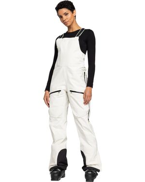 Roxy Womens Lunalite Gore-tex Bib Overalls– 30k Waterproof - White