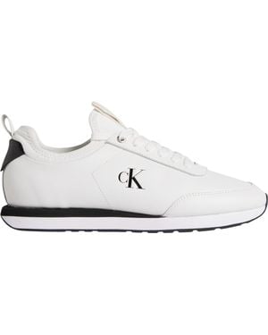 Calvin Klein Retro Runner Sock Laceup Lth Ym0Ym01362 - Nero