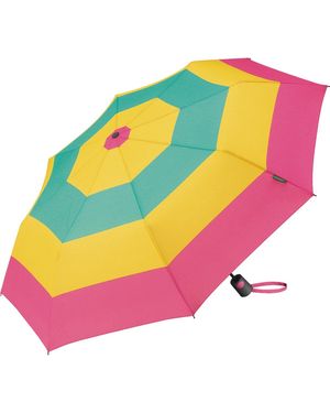 Benetton Taschenschirm mit Automatik - Pink