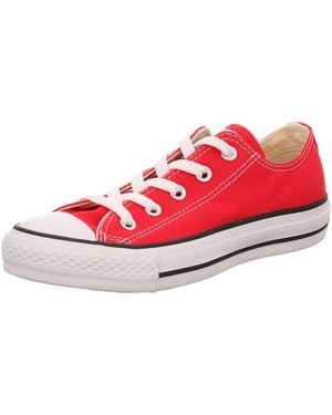Converse CT First Star Toile, Botines de Lona Bebé-Niños - Rojo