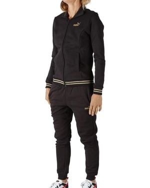 PUMA Combinaison à Capuche Essential Glitter Noir