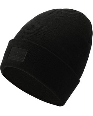 Tommy Hilfiger Ghost Embroidery Cuff Hat Black