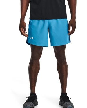 Under Armour Launch Stretch Woven 7-inch Shorts, - Blau