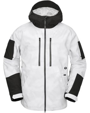 Volcom Wfo Insulated Snowboard Ski Baggy Fit Winter Jacket - Gray