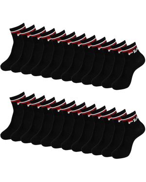 Fila 12 paia di calzini sportivi unisex da uomo e da - Nero