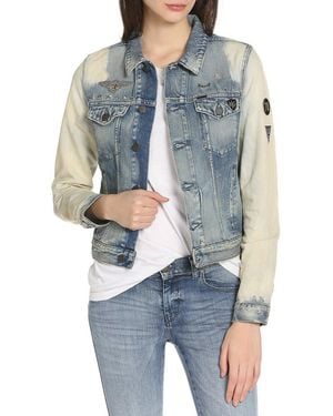 DIESEL De.wild 0669u Giacca Jeans Jacket Rivets - Blue