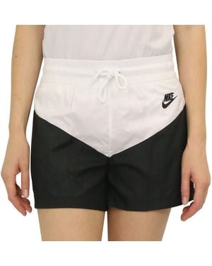 Nike Sportswear Heritage Shorts Voor - Zwart