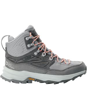 Jack Wolfskin Cyrox Texapore Mid W Walking Shoe - Grey