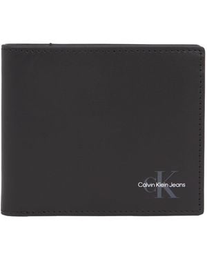 Calvin Klein Uomo Borsello Bifold in Pelle - Nero