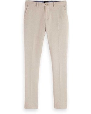 Scotch & Soda Mott-Cotton-Blend Knitted Chino Pant - Natur