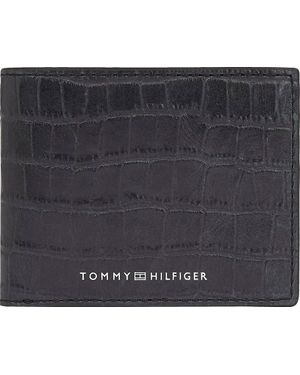 Tommy Hilfiger Textuur Mini Bifold Portemonnee - Zwart