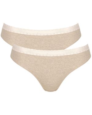 Sloggi Go Ribbed R Tai C2p Briefs - White