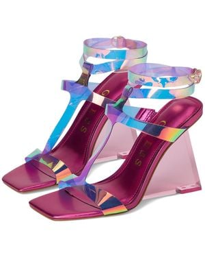 Guess Bacio Keilsandale - Lila