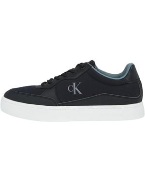 Calvin Klein Uomo Sneakers con Suola Preformata Classic Tech Ripstop Profilo Basso - Nero