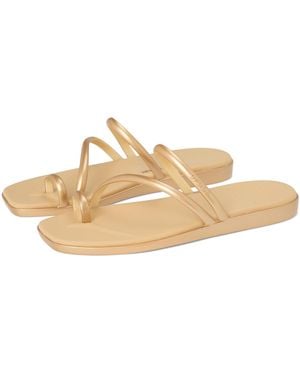 Crocs™ Miami Toe Loop Sandal Flat - Metallic
