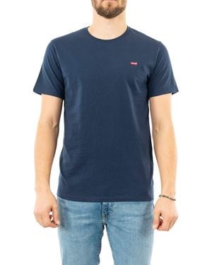 Levi's Ss Original Housemark Tee T-shirt - Blue