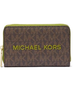 Michael Kors Jet Set Piccolo Zip Around Porta Carte - Multicolore