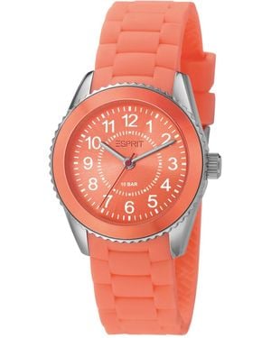 Esprit Analog Quarz Smart Watch Armbanduhr mit Resin Armband ES106424007 - Orange