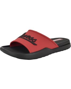 Guess Molar Slide Sandal - Red
