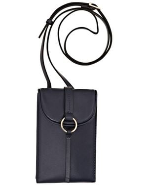 Esprit Crossbody-Handytasche in Lederoptik - Blau
