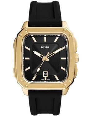 Fossil Analogue Watch Inscription - Black