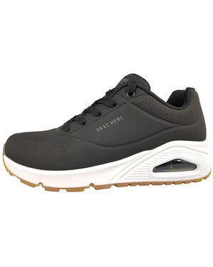 Skechers Uno, Zapatillas Mujer, Black Durabuck, 39 EU - Negro