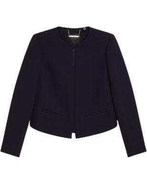Ted Baker S Abjl Cropped Tailored Jacket - Blue