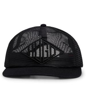 HUGO S Marsel-mesh Mesh Cap With Geometric Logo Embroidery - Black