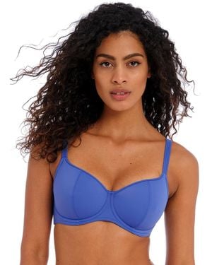 Freya Jewel Cove Sweetheart Underwire Bikini Top - Blue