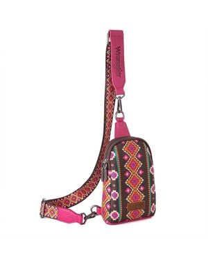 Wrangler 's Clear Crossbody Sling Bag - Red