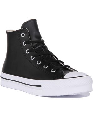 Converse Chuck Taylor All Star EVA Lift Platform Leather - Negro