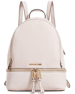 Michael Kors 30S5GEZB1L-187 RHEA ZIP MD BACKPACK SOFT PINK Donna Borse Taglia EU Unica - Neutro