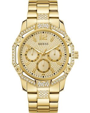 Guess Watch Regal Gw0990g2 Stainless Steel Gold - Metallic