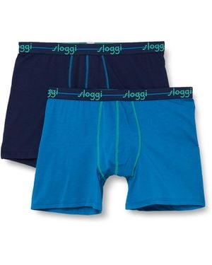 Sloggi Uomo Start Short C2P Box - Blu